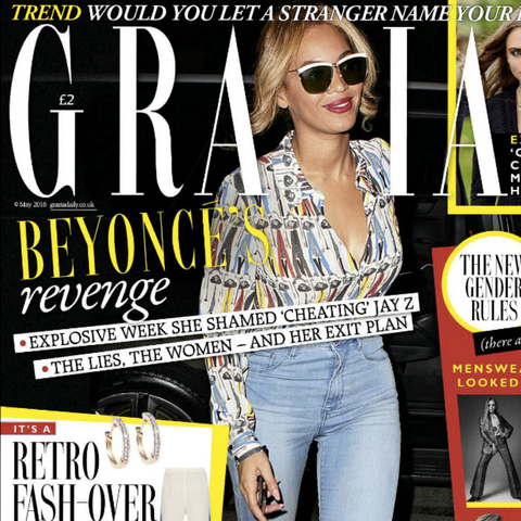 i+i on front cover of Grazia!