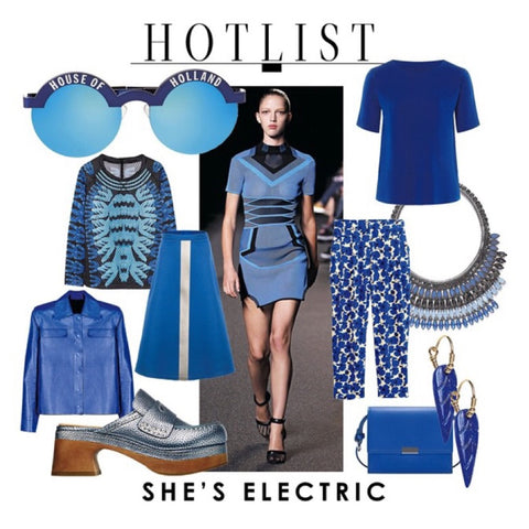 i+i Lapis Leaf Earrings in Sunday Times Style