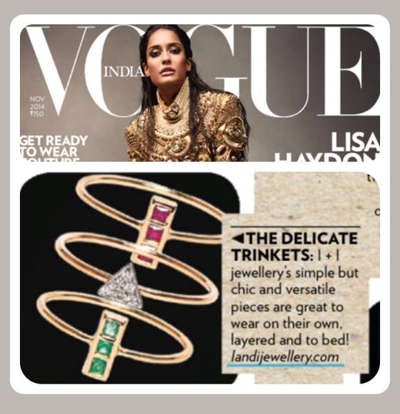 'Vogue Loves' i+i rings