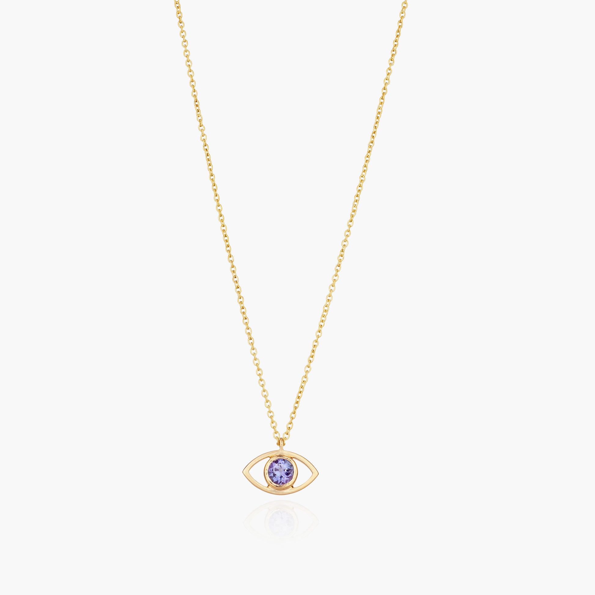 Third eye tanzanite necklace