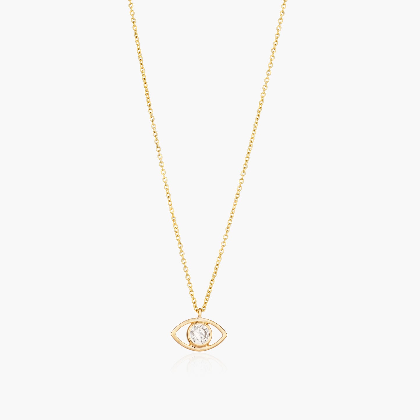 Third eye Diamond necklace