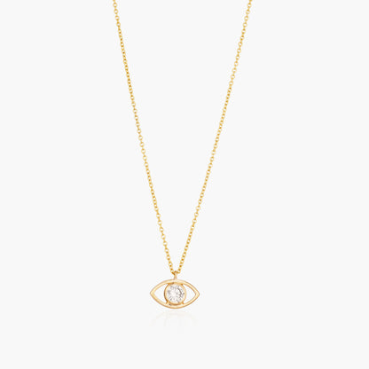 Third eye Diamond necklace