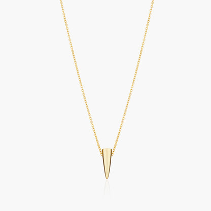 Gold Tusk necklace