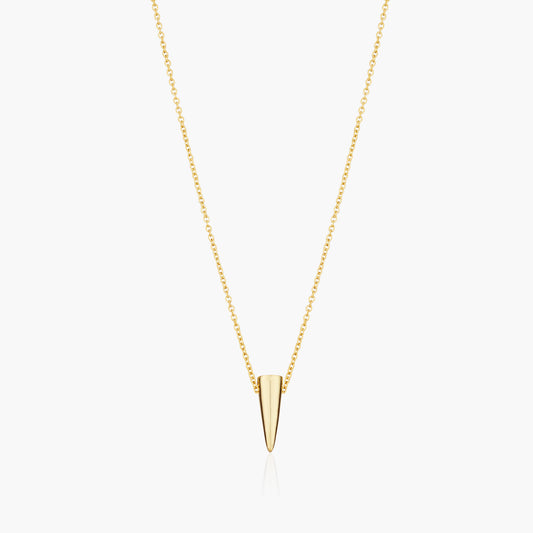 Gold Tusk necklace