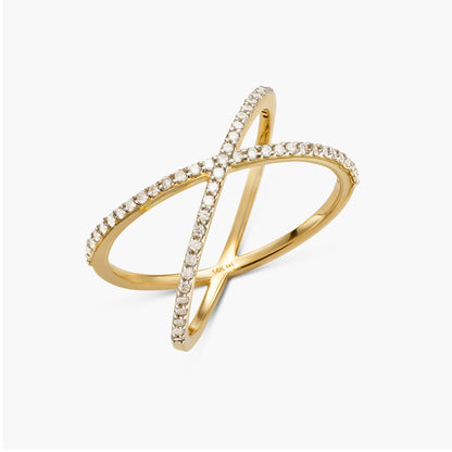 Cross My Heart Diamond Ring