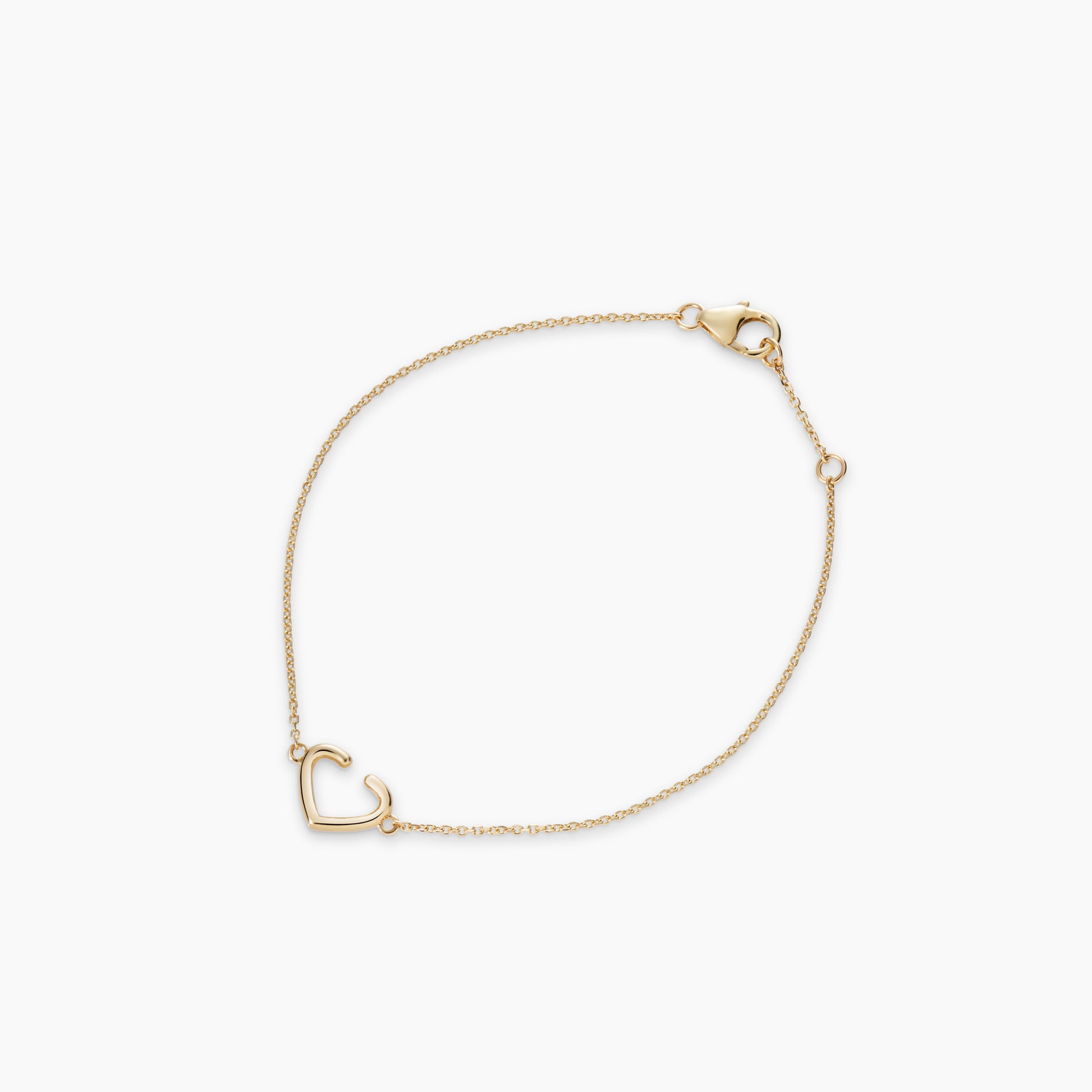 Open Your Heart Gold Bracelet