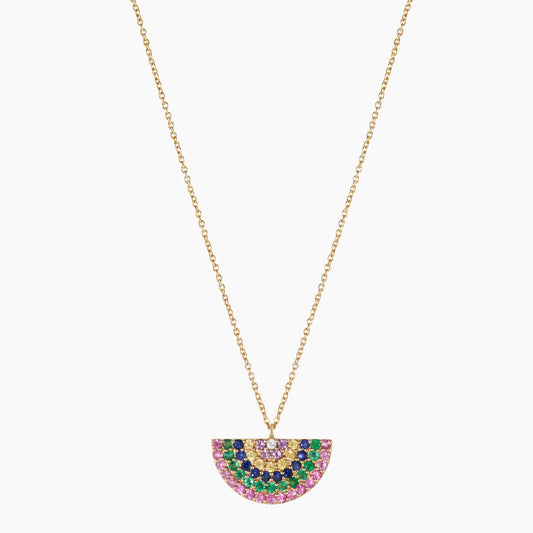 Over the Rainbow Multi-Gemstone Necklace