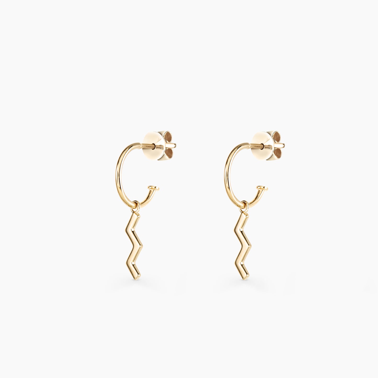 I'm every woman gold hoop earrings