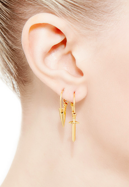 Tusk Hoop Earrings